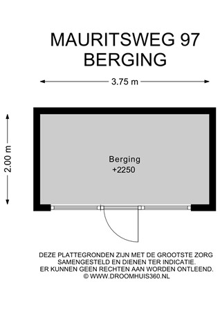 Floorplan - Mauritsweg 97, 6171 AE Stein